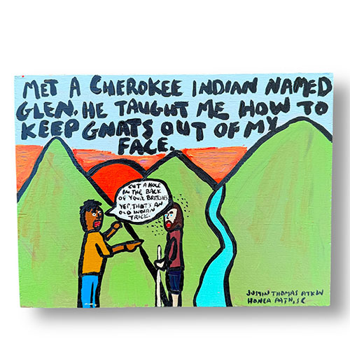 Justin Atkin 11x8 Painting Gnat Advice WP5875